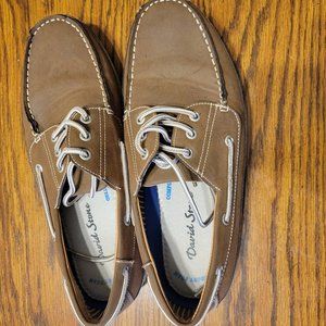 Mens David Stone Boat shoes size 10